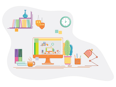 Illustration for JossWork admin attendance goromcha gr invoice josswork journal mail office pipeline recruitment