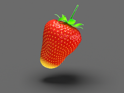 Strawberry 3d 3d artist cinema 4d fruit octane octane render octanerender render strawberry