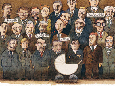 Constitution Fathers book giunti history humor illustration people politics
