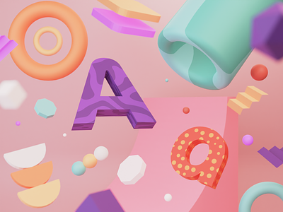 Branding 3d Illustration