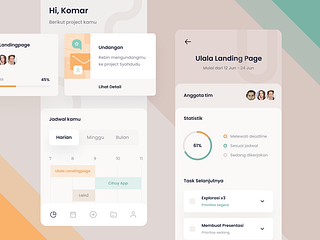 Project Tracker App by Ghani Pradita for Paperpillar on Dribbble