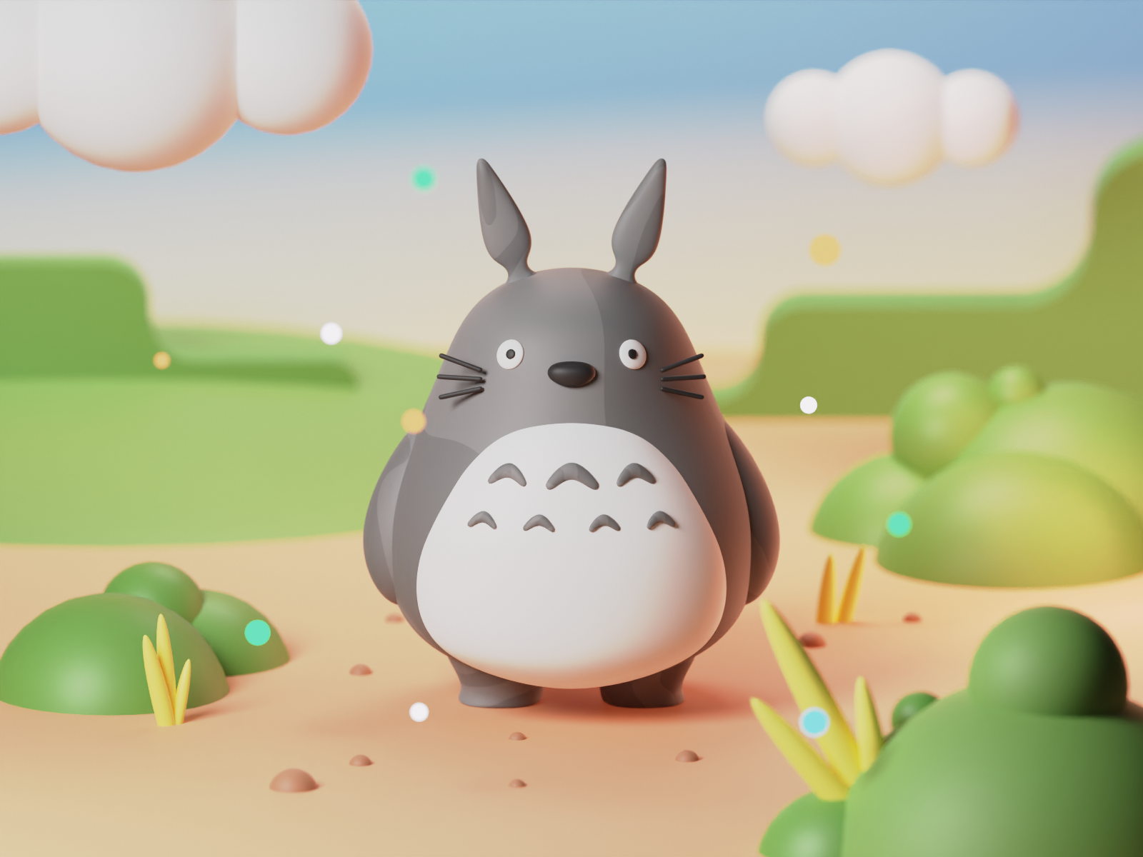 By The Sea My Neighbor Totoro Live Wallpaper  MoeWalls