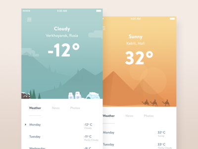 Weather App Concept