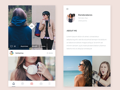 New Social app by Ghani Pradita on Dribbble