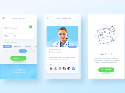 Medical App Exploration by Ghani Pradita on Dribbble