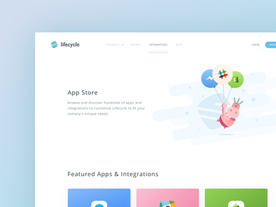 Lifecycle Landing Page