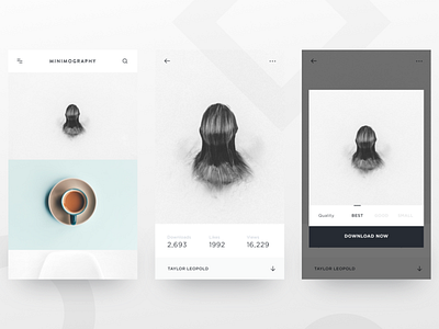 Minimography App Concept