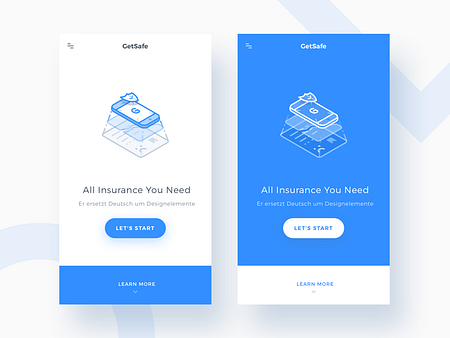 Getsafe Mobile Landing Page by Ghani Pradita for Paperpillar on Dribbble