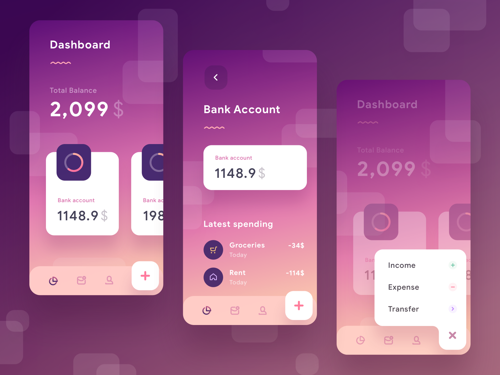 Wallet App Exploration By Ghani Pradita For Paperpillar On Dribbble