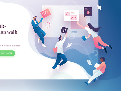 Alexis Landing Page Illustration