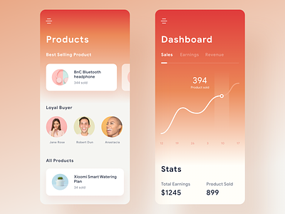 Commerce Dashboard App
