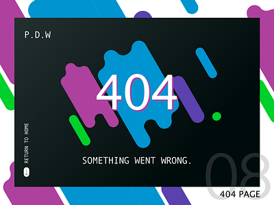 #dailyUI08 - 404 page