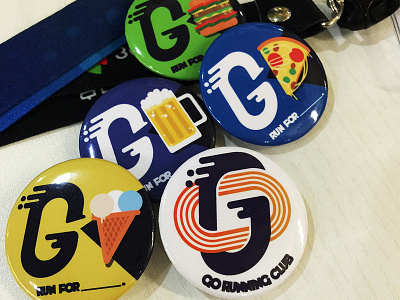 GRC Button Badge badge button go pin running