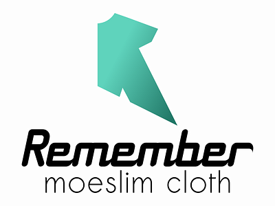 Logo Brand Remember Moeslim Cloth clothing brand design icon logo