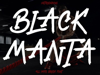 Black Manta Typeface