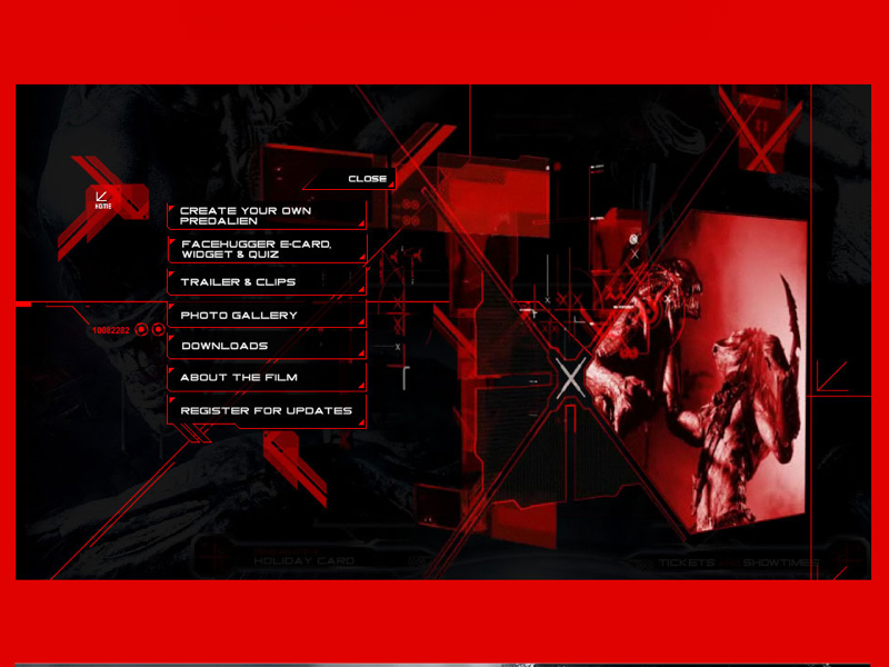 Alien vs Predator Website Navigation by Strahil Hadzhiev on Dribbble