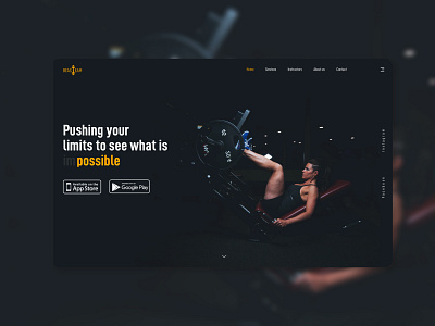 Beast Team - Landing Page 2020 beast dark fitness app fitness logo gym landing page design mobileapp sport team ui ui design workout