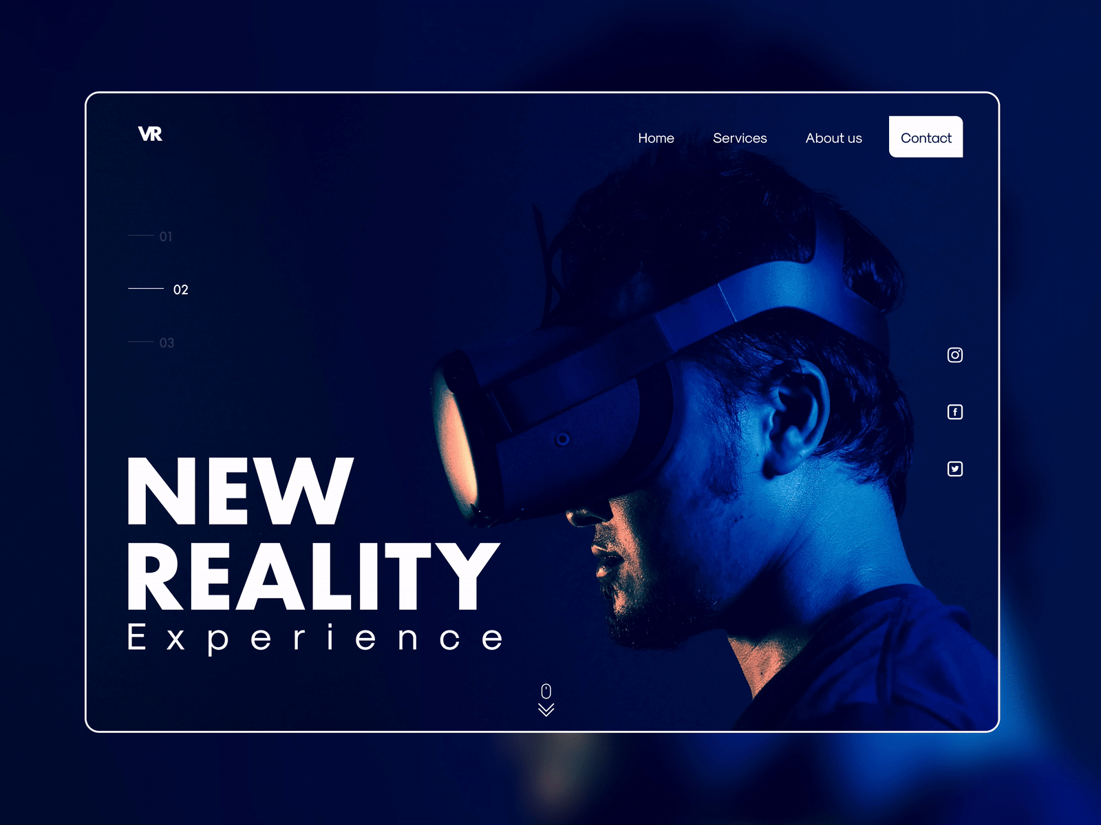 VR | landing page 2020 animation animation design app design interaction design landing design landingpage mobile mobile ui ui ui design web