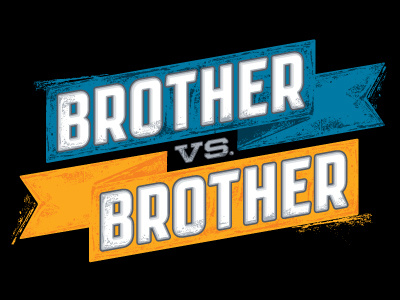 Brother vs. Brother branding competition flag logo television