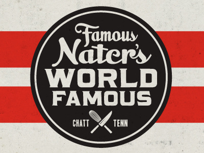 Famous Nater's logo 2 identity