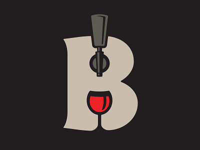 Wine Tap Icon bar glass handle keg pour restaurant spirits tap wine