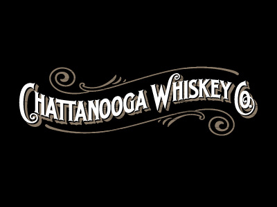 Chattanooga Whiskey Co. Logo branding logo