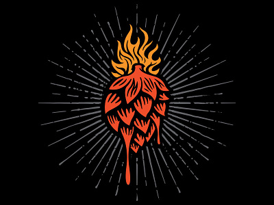Soul Citra Sacred Heart beer brewery brewing citra drip fire hop. hops ipa rays sacred heart