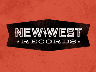 Another concept for New West label logo music record