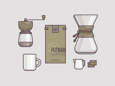 Coffee Collection coffee cream cup food icons illustration logo mug sugar texture typography vector wood