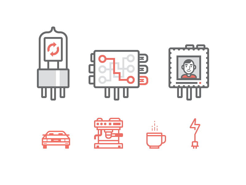 DBX Icons (gif) barista books car coffee conference croissant docs dropbox electronics icons illustration juice lego photo picture share sync upload vector