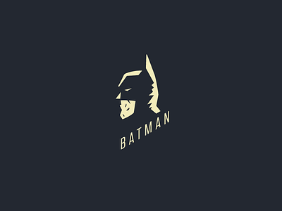 Batman Logo Study batman comic dark knight illustration logo simple study typography vector