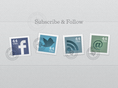 Social Stamps vector illustrator icons facebook twitter mail email stamp seal typography texture