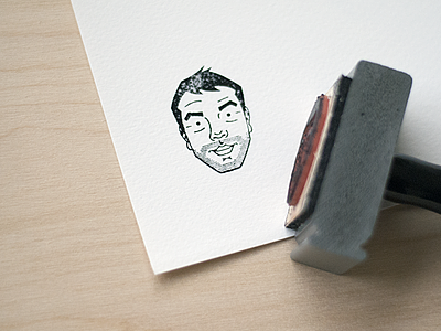 Ryan Stamp facea icon illustration packaging print stamp