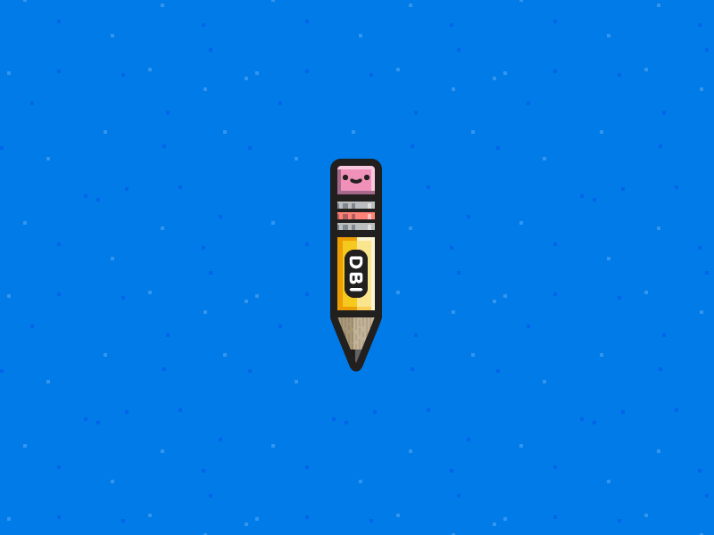 Dropbox Illustration Mascot illustration icon pencil mascot cute fun dropbox brand