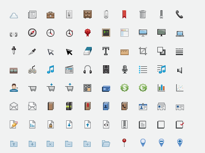 Weecons Color 2 cloud color house icon icons illustrator mail pencil print set shop switch tiny twitter vector