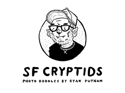 SF Cryptids avatar character cryptid hat illustration sketch wolf