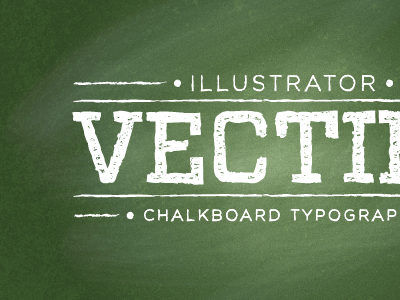 Illustrator Chalk Type Tut chalk illustrator texture typography vector