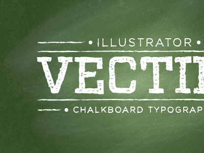 Illustrator Chalk Type Tut