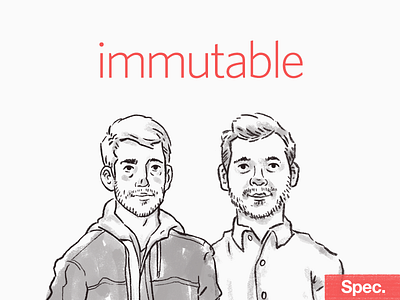 Immutable Podcast character cover illustration podcast portrait