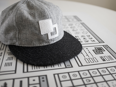 Fill And Stroke Cap cap ebbets fill and stroke hat icon