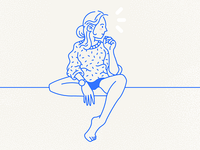 Sitting Pose character figure illustration pose sitting pattern vector woman