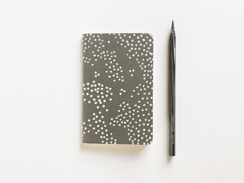 Custom Cahier doodle hand drawn illustration pattern pencil sketchbook texture