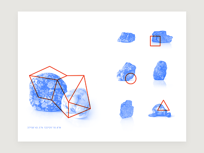Walk Spread 06 design geometric illustration layout photo print rocks