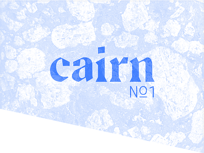 Cairn Logotype illustration logo logotype texture type typography