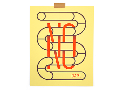 NoDAPL Print help pipe poster print riso typography