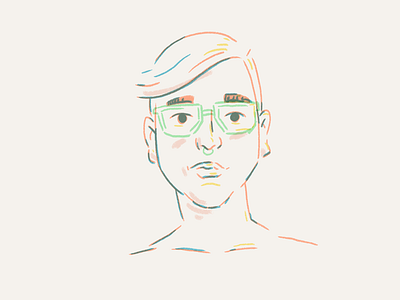 Portrait Study 03 avatar character hand drawn illustration sketch