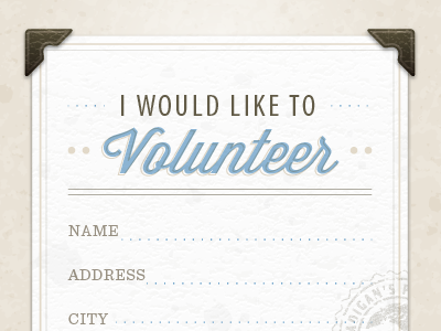 Volunteer Form