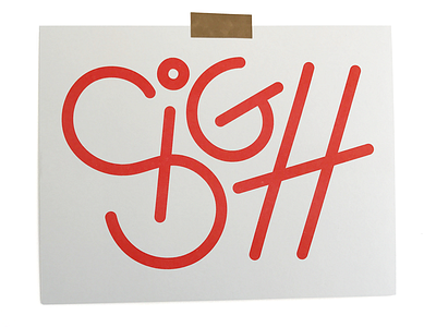 Sigh 01 illustration print riso sign texture typography