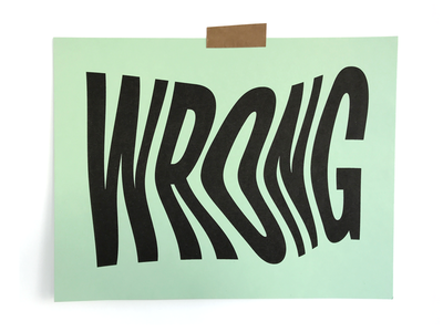Wrong