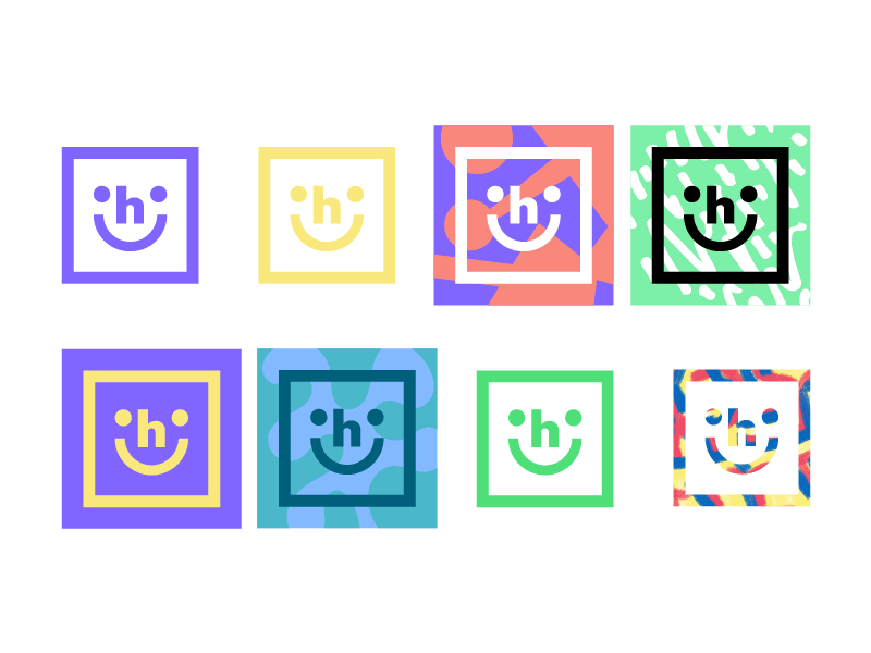 Human Utility Identity face icon illustration logo mark pattern texture